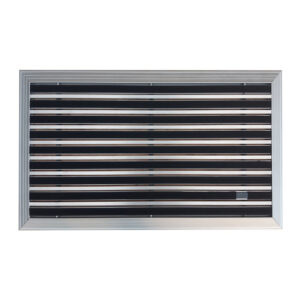 Artlines 20 Mm 45X70 Cm Kauçuk + Sıyırıcı Yüzeyli Alüminyum Paspas