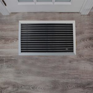 Artlines 20 Mm 45X70 Cm Yuvarlak Fırça Yüzeyli Alüminyum Paspas