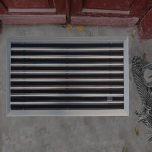 Artlines 20 Mm 70X110 Cm Kauçuk + Sıyırıcı Yüzeyli Alüminyum Paspas