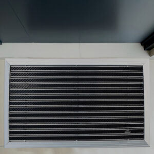 Artlines 20 Mm 70X110 Cm Yuvarlak Fırça Yüzeyli Alüminyum Paspas